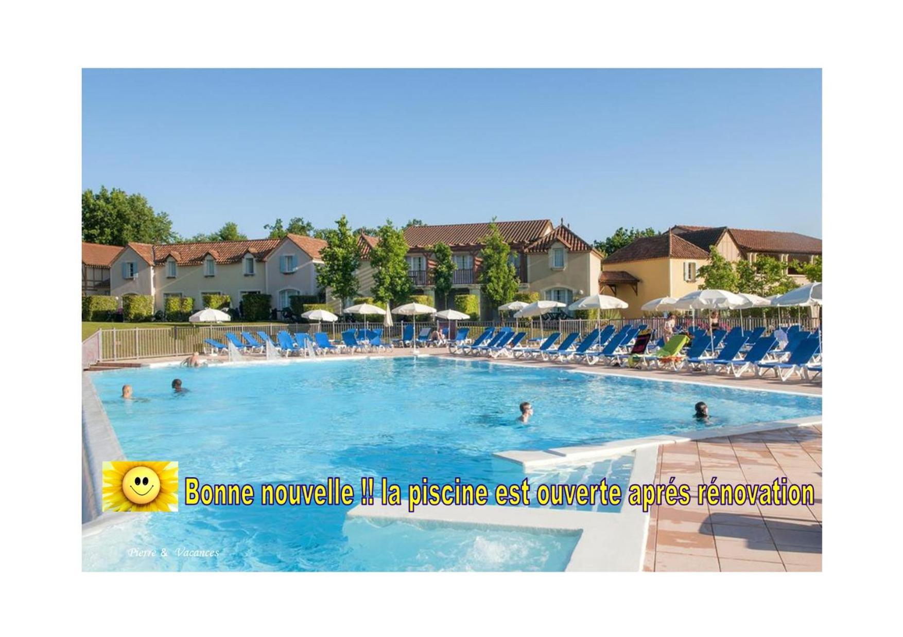 Charmant Appartement avec piscine. Monflanquin Extérieur photo